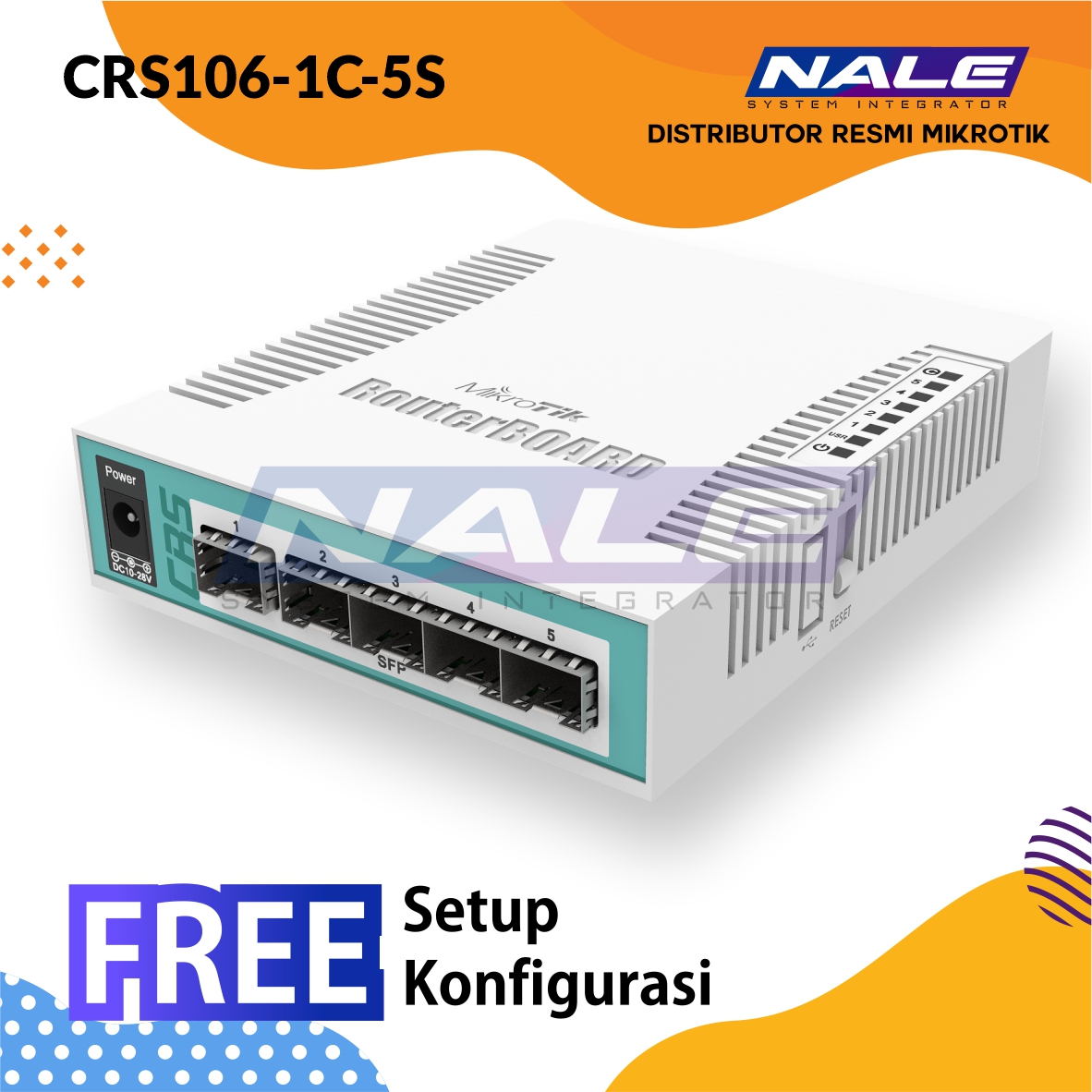 Mikrotik Switch CRS106-1C-5S