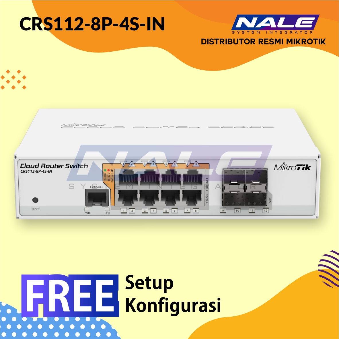 Mikrotik Switch CRS112-8P-4S-IN