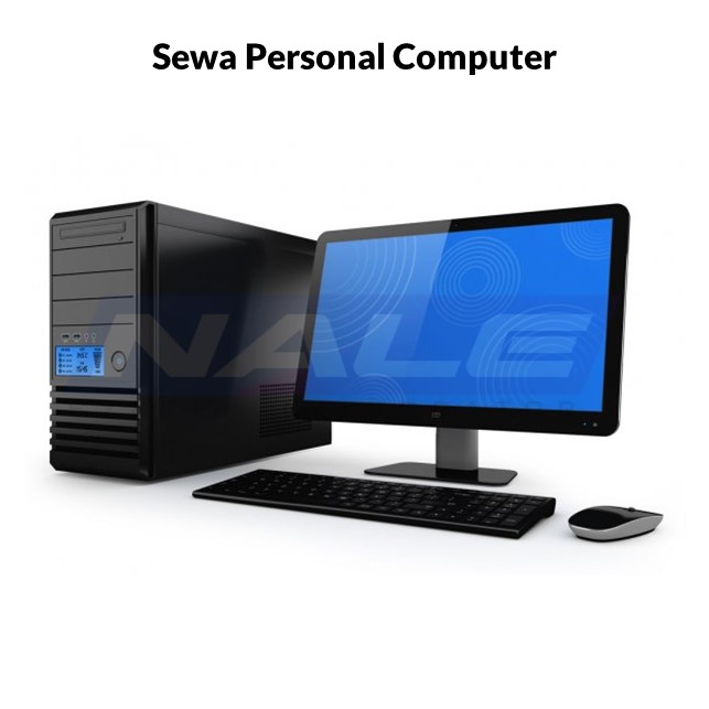 Sewa Personal Computer 31 – 40 Unit (CPU : i5, THREADS : 4 Th, RAM : 8 GB, SSD : 128 TB, LCD : 18-20″, OS : Windows 10)