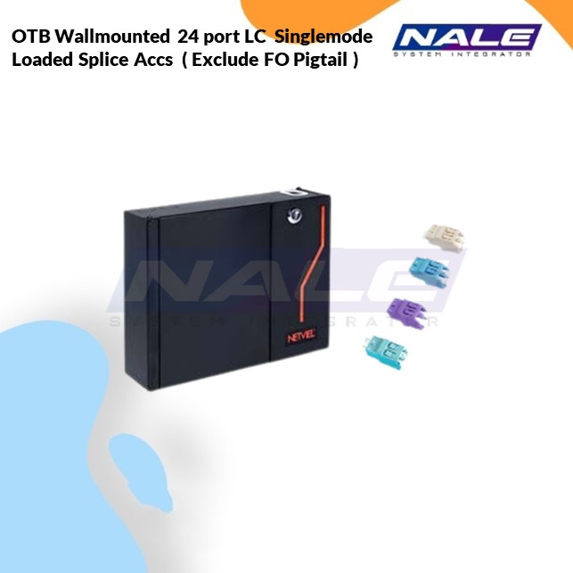 OTB Wallmounted 24 port LC  Singlemode Loaded Splice Accs  ( Exclude FO Pigtail ) (NVL-OTB-WM-24/24-SM-LC-S)